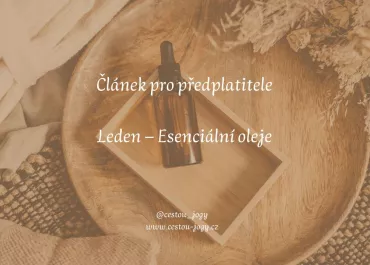 Leden - esenciální oleje
