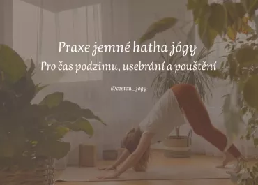 Jemná hatha jóga - zpomalení a pouštění